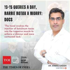 10-15 queries a day, Barbie Botox a worry
