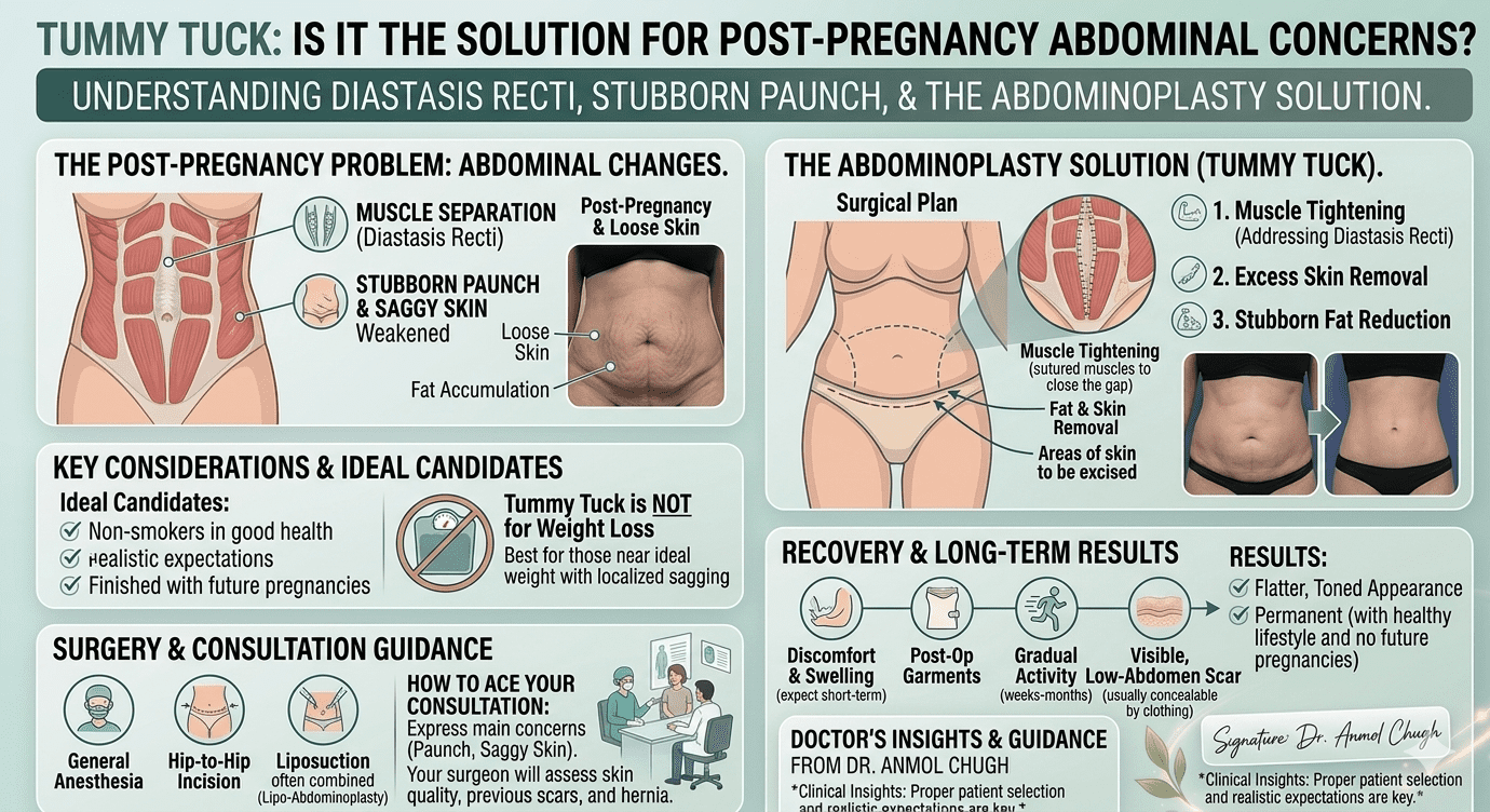 Tummy Tuck Is it the solution to a problem that females might face post pregnancy