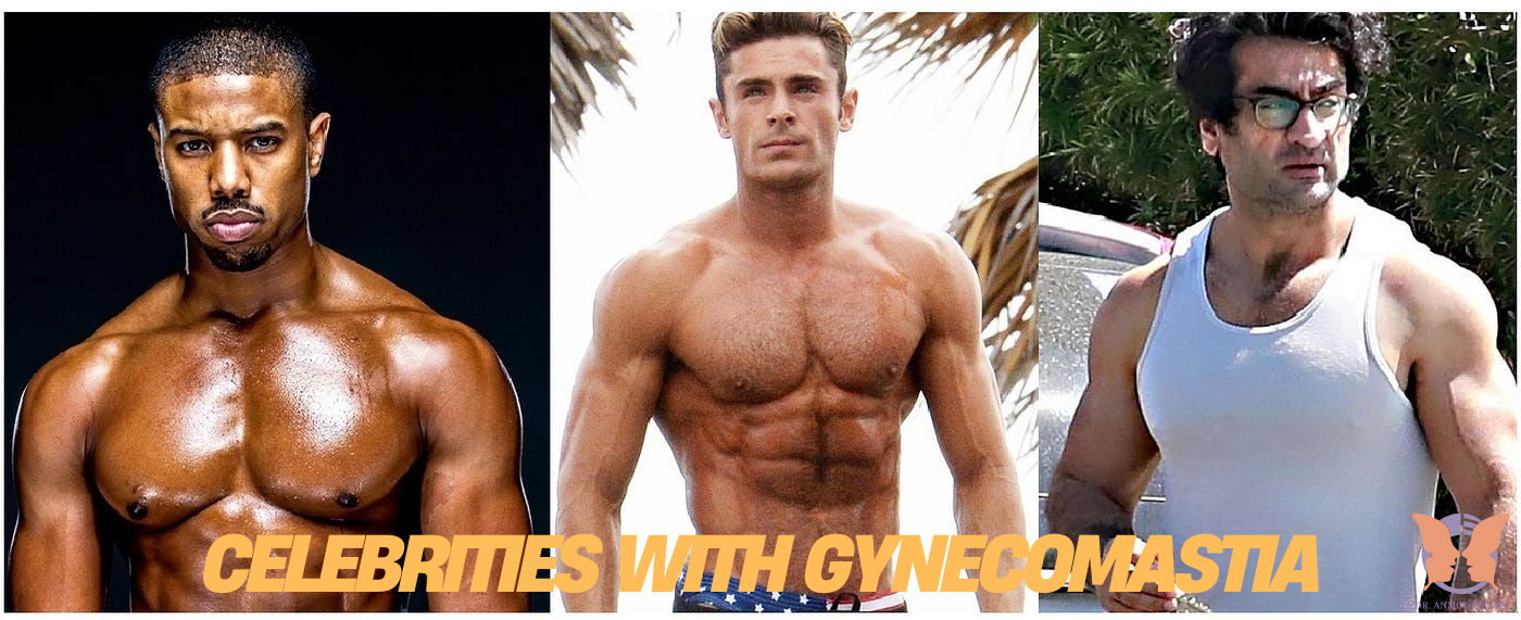 Famous celebrities with gynecomastia and their transformation