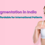 International woman after safe and affordable breast augmentation in India