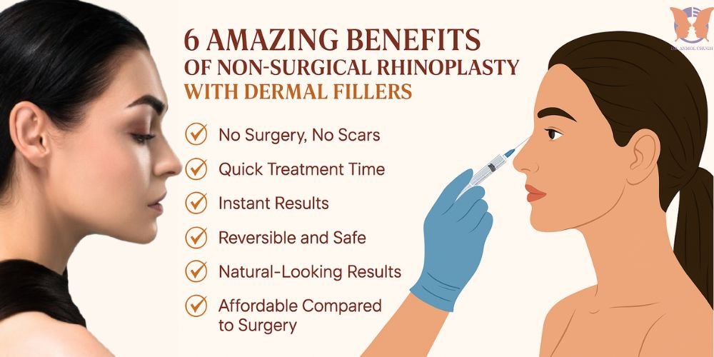 6 Amazing Benefits of Non-Surgical Rhinoplasty with Fillers 6 Amazing Benefits of Non-Surgical Rhinoplasty with Fillers