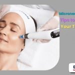 Microneedling treatment in India – woman receiving skin rejuvenation procedure with dermapen