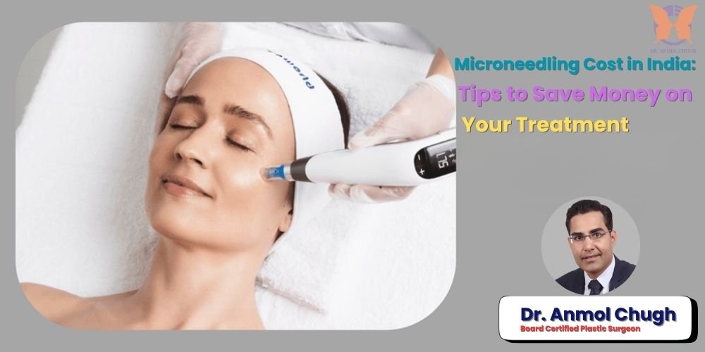 Microneedling treatment in India – woman receiving skin rejuvenation procedure with dermapen Microneedling treatment in India – woman receiving skin rejuvenation procedure with dermapen