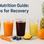 Fresh recovery juices and fruits, RYR Nutrition Guide for post-surgery healing and hydration