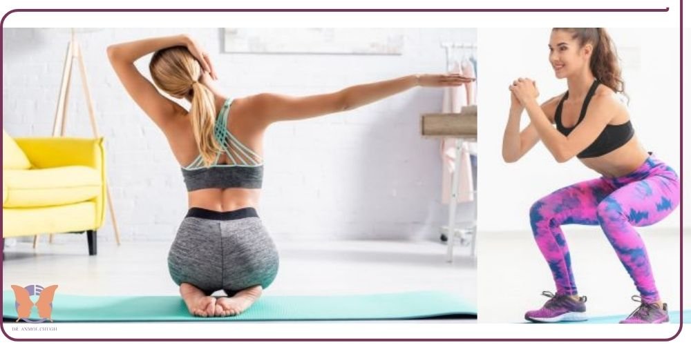 Woman walking gently after tummy tuck surgery