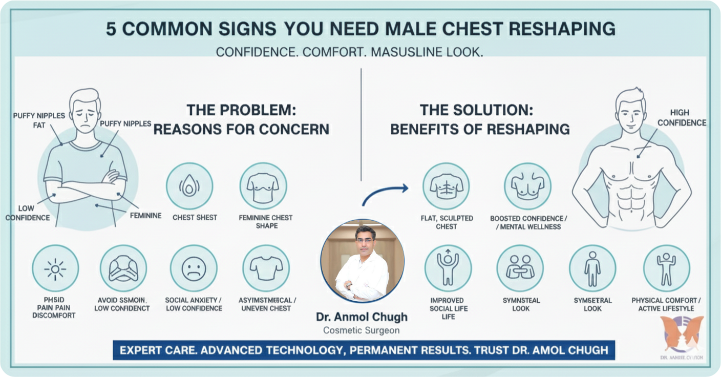 5 Common Signs You Need Male Chest Reshaping 5 Common Signs You Need Male Chest Reshaping