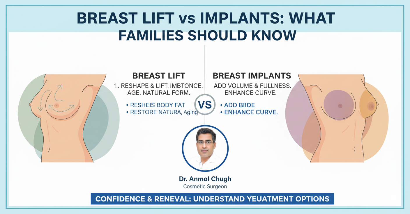 Breast Lift vs Implants Breast Lift vs Implants
