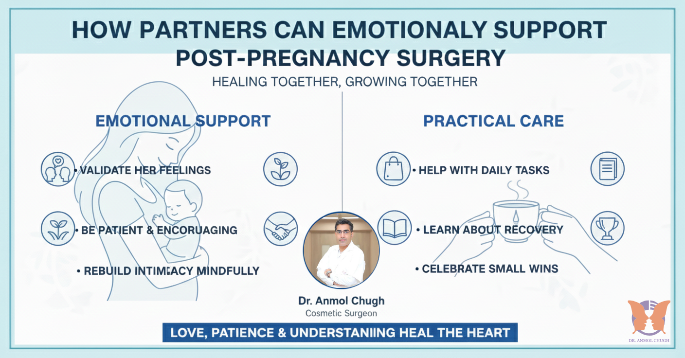How Partners Can Emotionally Support Post-Pregnancy Surgery