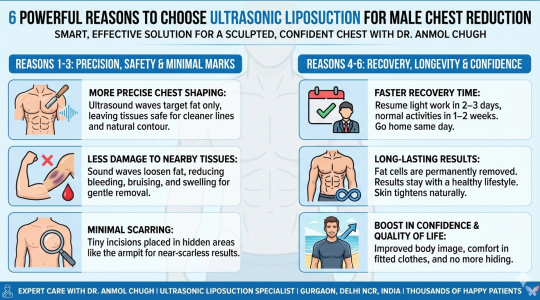 6 Powerful Reasons to Choose Ultrasonic Liposuction for Male Chest Reduction