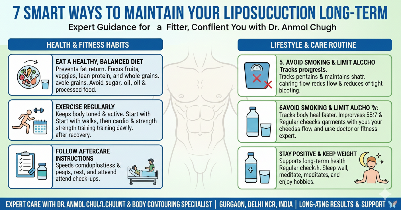 7 Smart Ways to Maintain Your Liposuction Results Long-Term