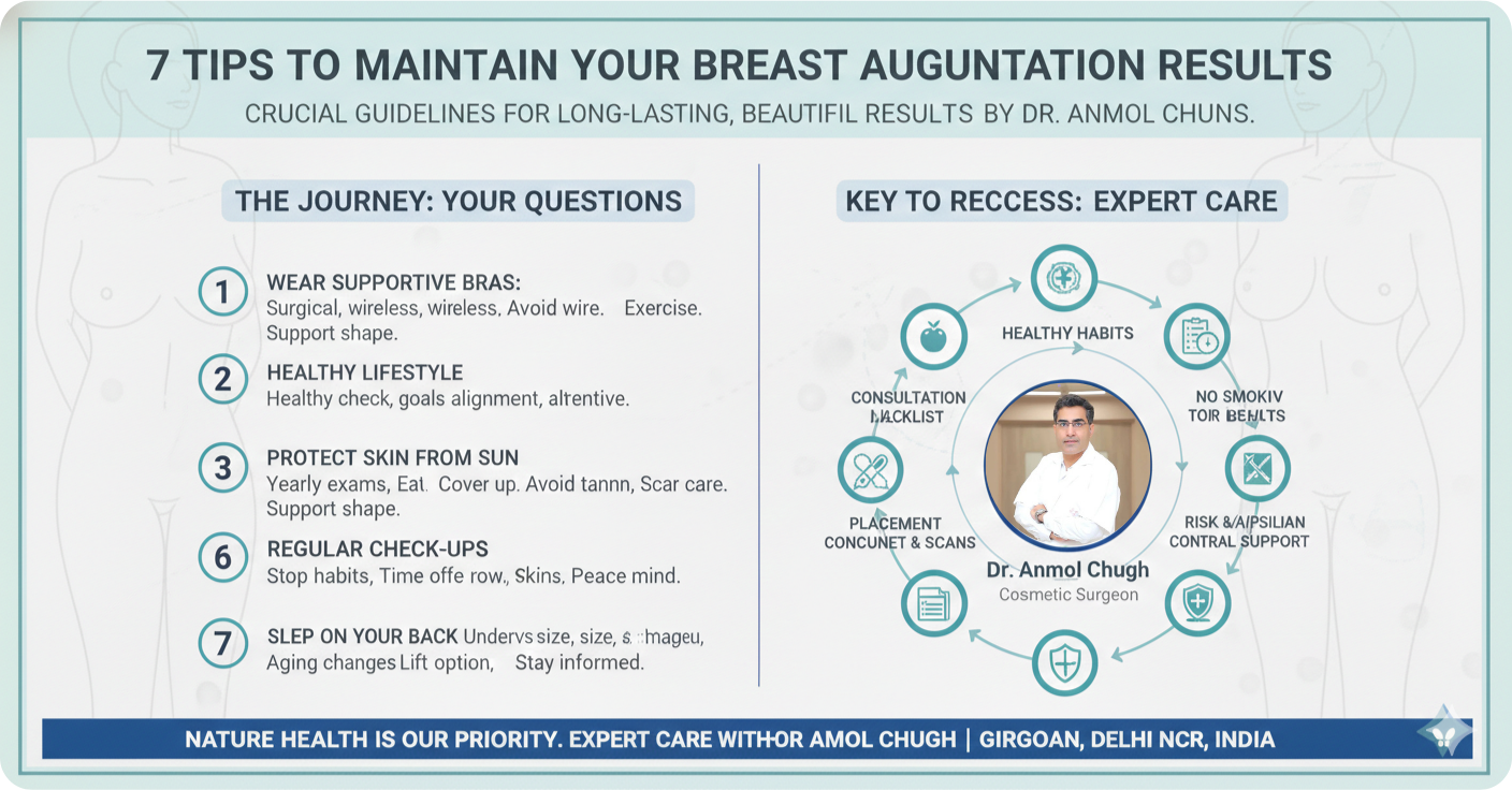 7 Tips to Maintain Your Breast Augmentation Results