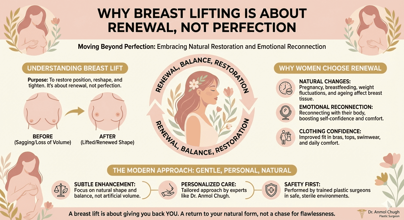 Why Breast Lifting Is About Renewal, Not Perfection