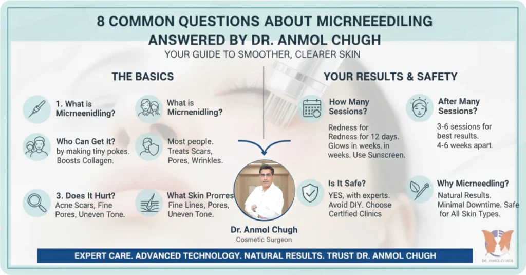 8 Common Questions About Microneedling Answered by Dr. Anmol Chugh