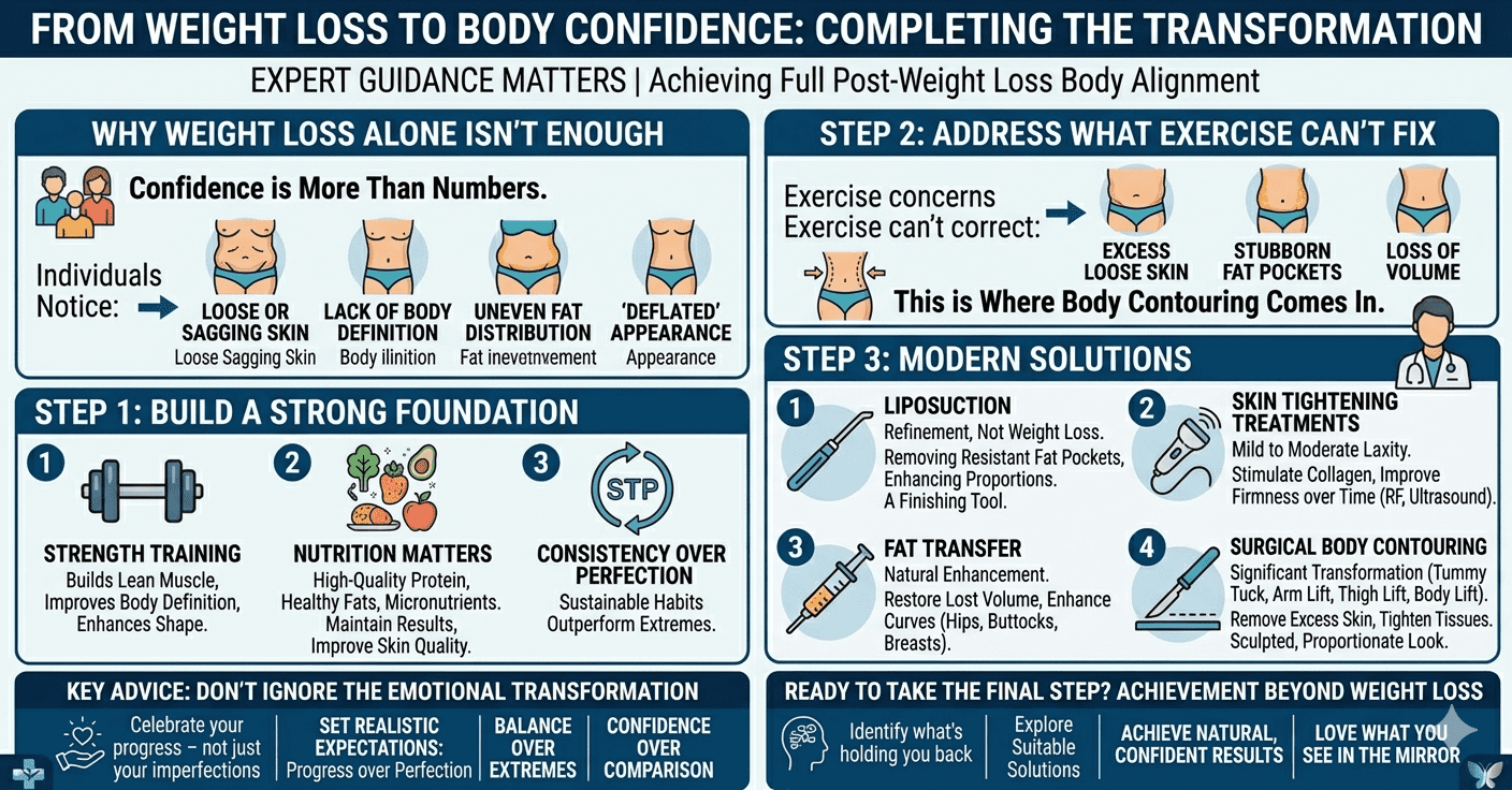 Completing the transformation from weight loss to body confidence
