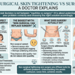 Comparison of non-surgical skin tightening and surgical options explained by a doctor