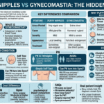 Difference between puffy nipples and gynecomastia in men