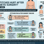 Pain and healing experience of stitches after cosmetic surgery