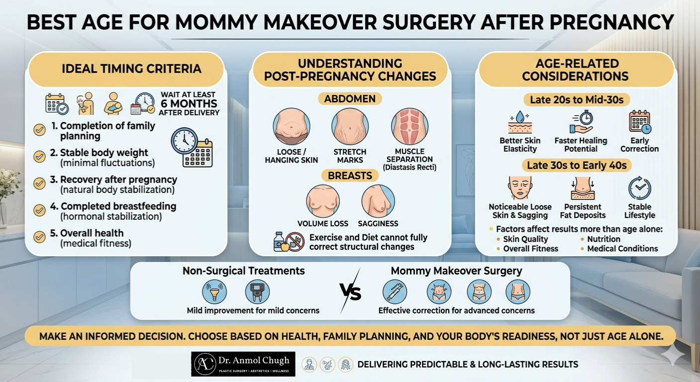 Best age and timing for Mommy Makeover surgery after pregnancy