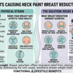 Breast reduction surgery helping relieve neck pain caused by heavy breasts