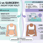 Comparison of Morpheus treatment and surgery for skin tightening and rejuvenation