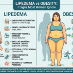Comparison of lipedema and obesity with signs most women ignore