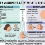 Difference between septoplasty and rhinoplasty procedures explained