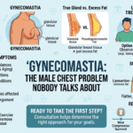 Dr. Anmol Chugh explaining gynecomastia and its impact on male chest appearance and confidence