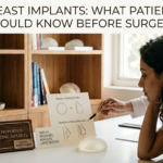 Dr. Anmol Chugh explaining important considerations before breast implant surgery